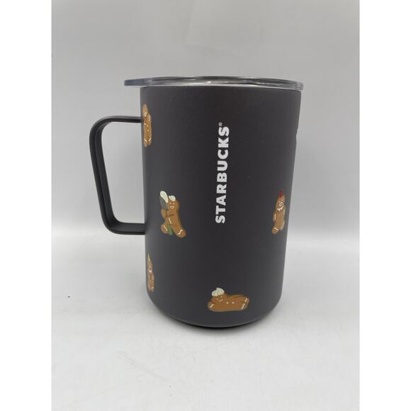 Starbucks Christmas 2025 Limited Edition Gingerbread Holiday Travel Mug 16oz - Picture 1 of 8